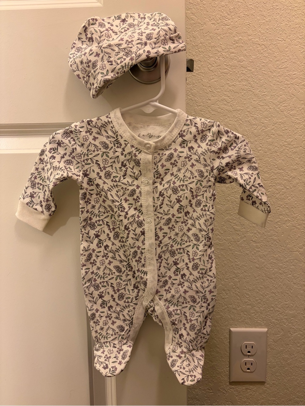 Newborn Footie with Hat